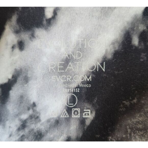 Evolution and Creation 7/8 Leggings Whimsical Elephant Yoga Multi Size Large - Picture 5 of 6